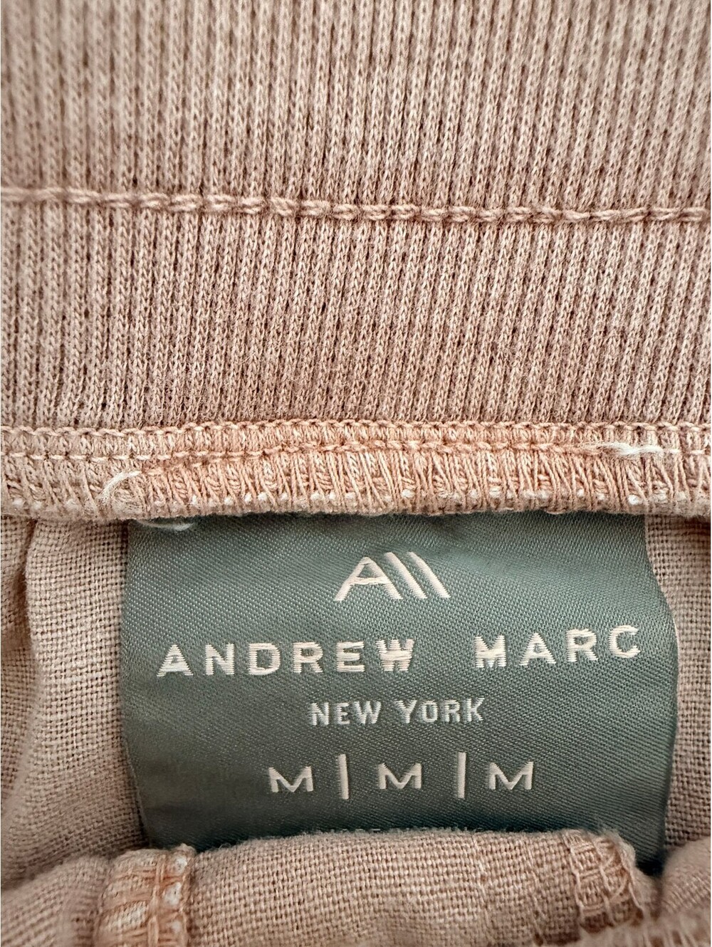 Andrew Marc New York Linen Cotton Drawstring Mini Skirt Women's Size M Pink - Picture 5 of 7